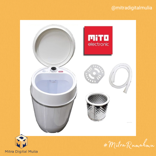 Mito WM 1 Mesin Cuci Mini 3.5 Liter Portable Washing Machine WM1