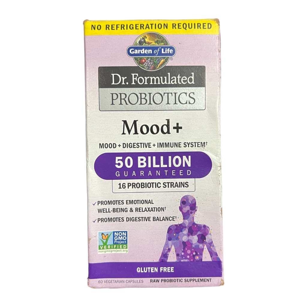 Garden of Life Dr Formulated Probiotics Mood+ 60 Veg Probiotik Immune Probiotik Mood Ori USA