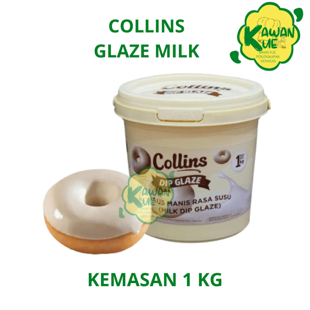 

COLLINS DIP GLAZE RASA MILK Kemasan 1 kg