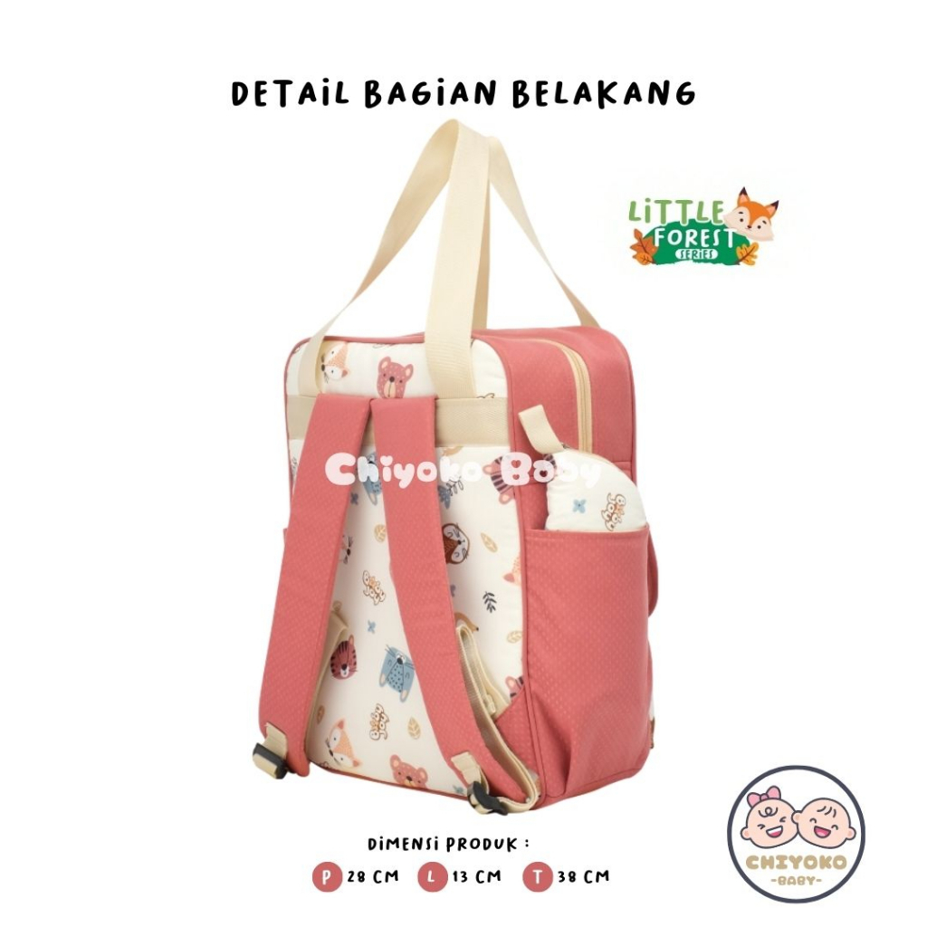 LITTLE FOREST SERIES - Tas Bayi RANSEL Merk BABY JOY - BJT1047