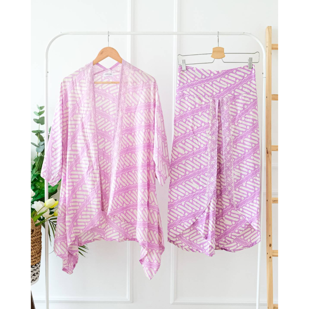 ONE SET BATIK WANITA OUTER+KULOT OUTER BATIK KULOT BATIK WANITA