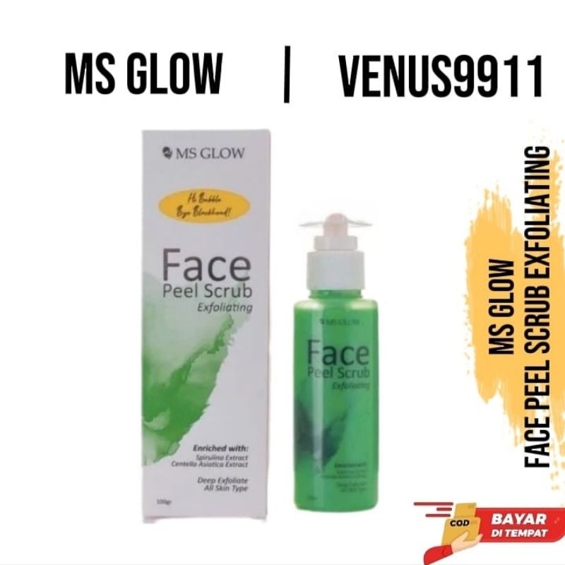 PEEL FACE SCRUB MS GLOW/PEEL SCRUB