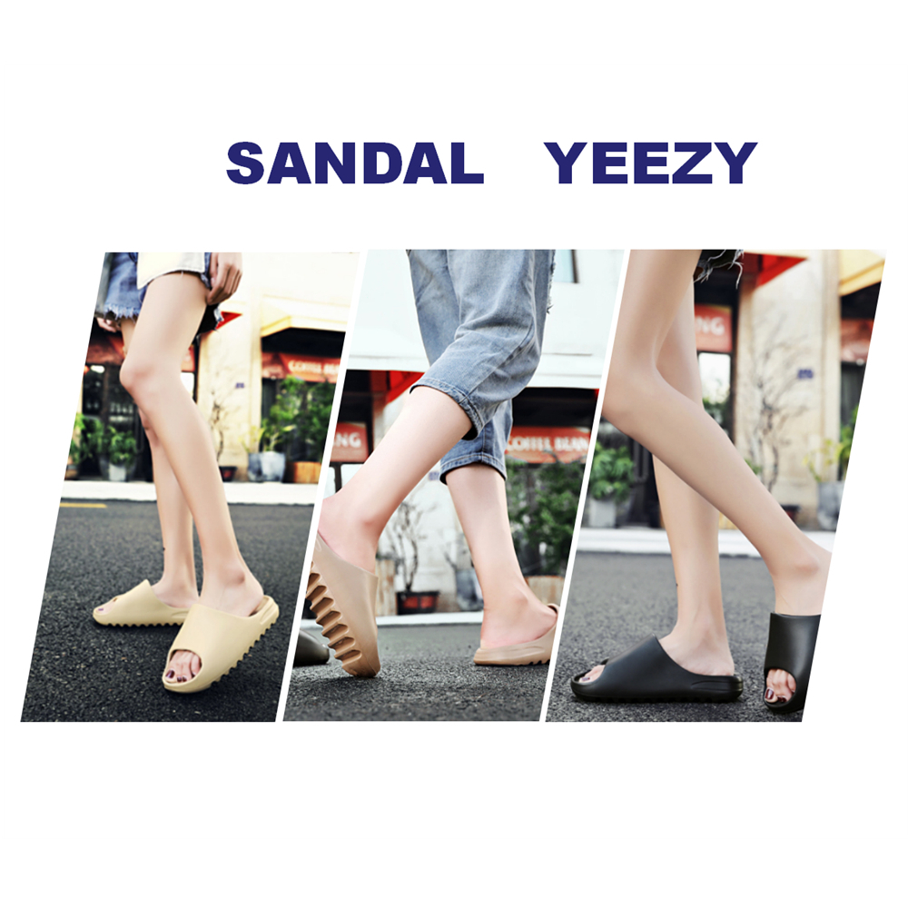 【COD &amp; Barang ready】Sandal Yeezy Slide Wanita EVA Anti Slip Import Sandal Pria Dan Wanita korea casual Casual Style Sendal