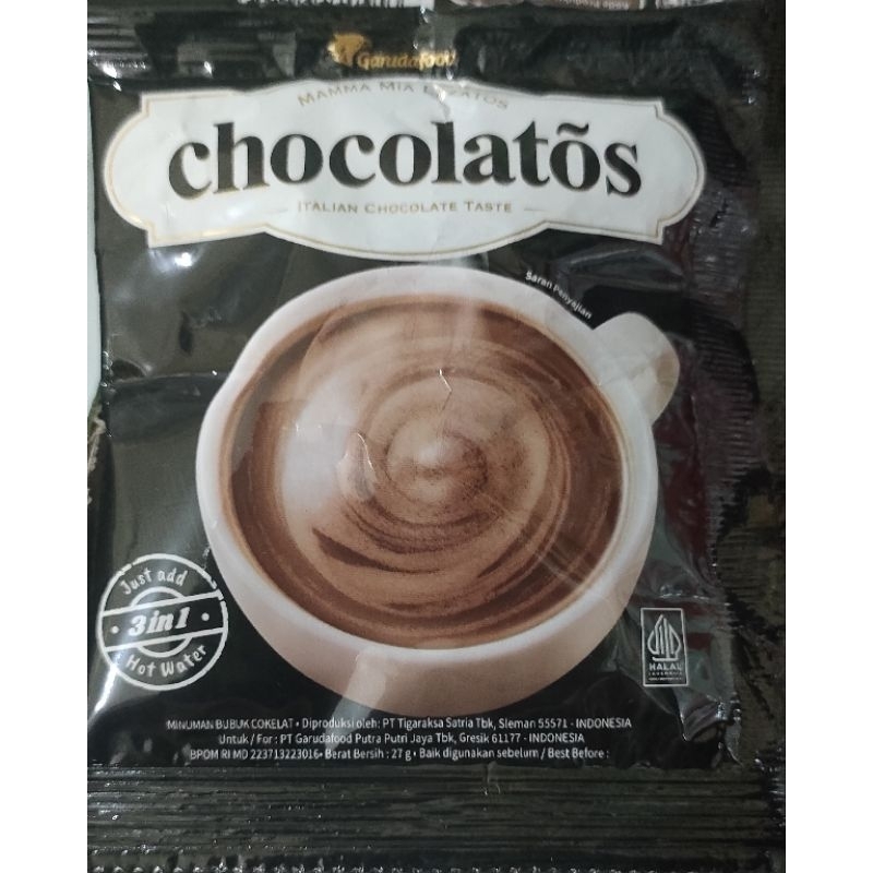 

Chocolatos Chocolate Drink 1renteng isi 10sachet @26gr ED 5 Juni 25