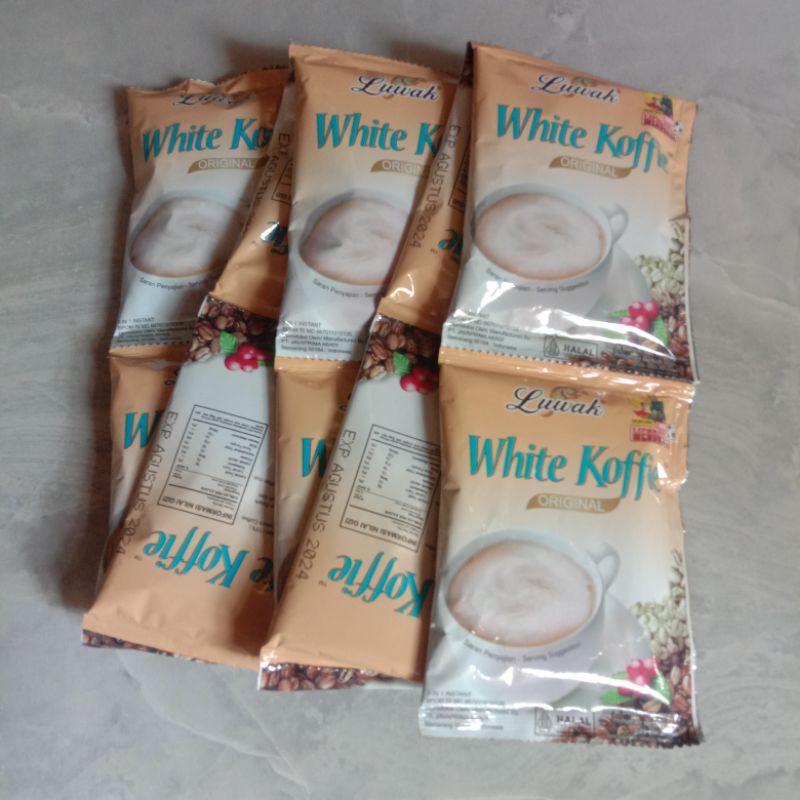 

LUWAK WHITE COFFIE 10 SACHET