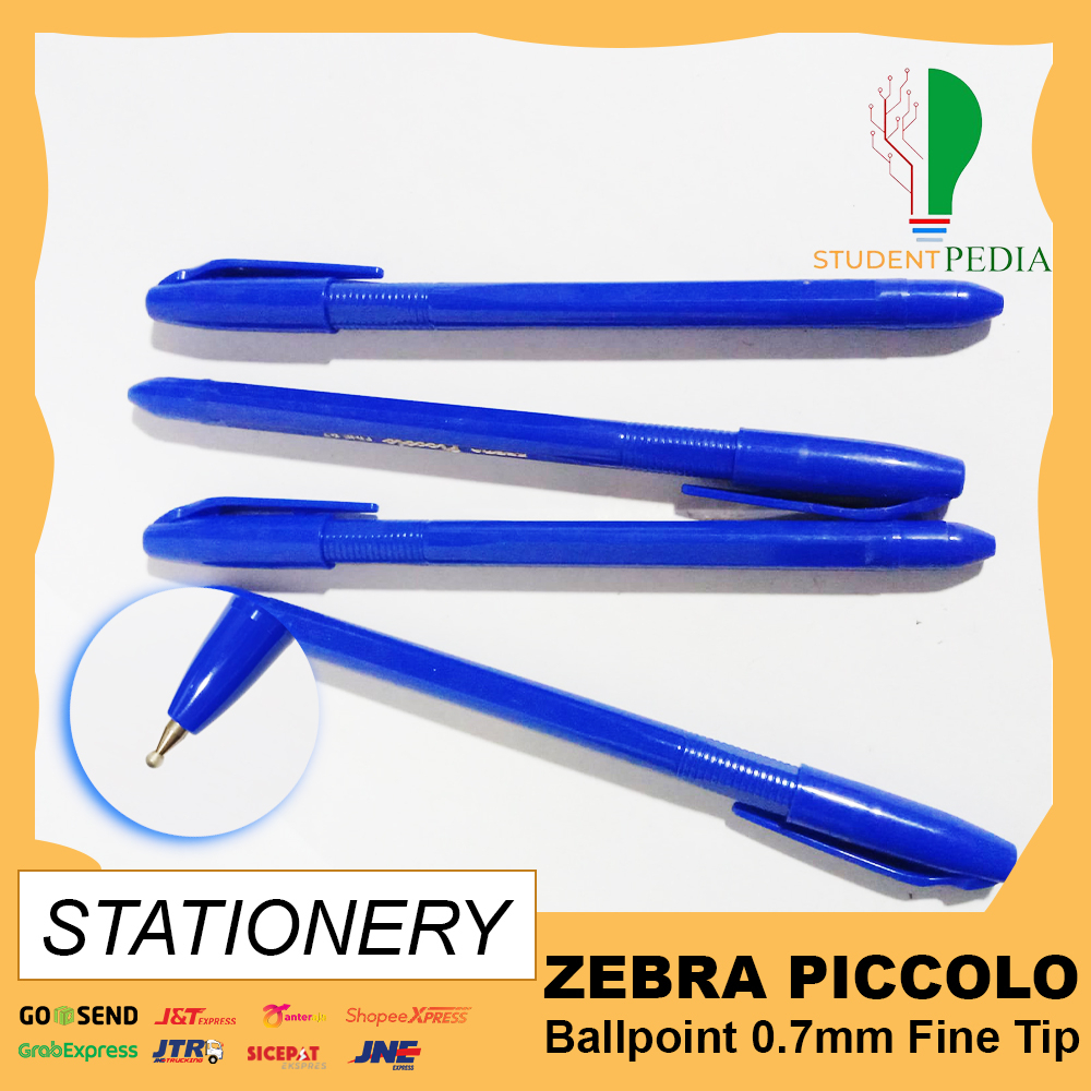 

(OBRAL) Ballpoint / Pulpen / Bolpen Zebra Piccolo 0.7mm (Satuan)