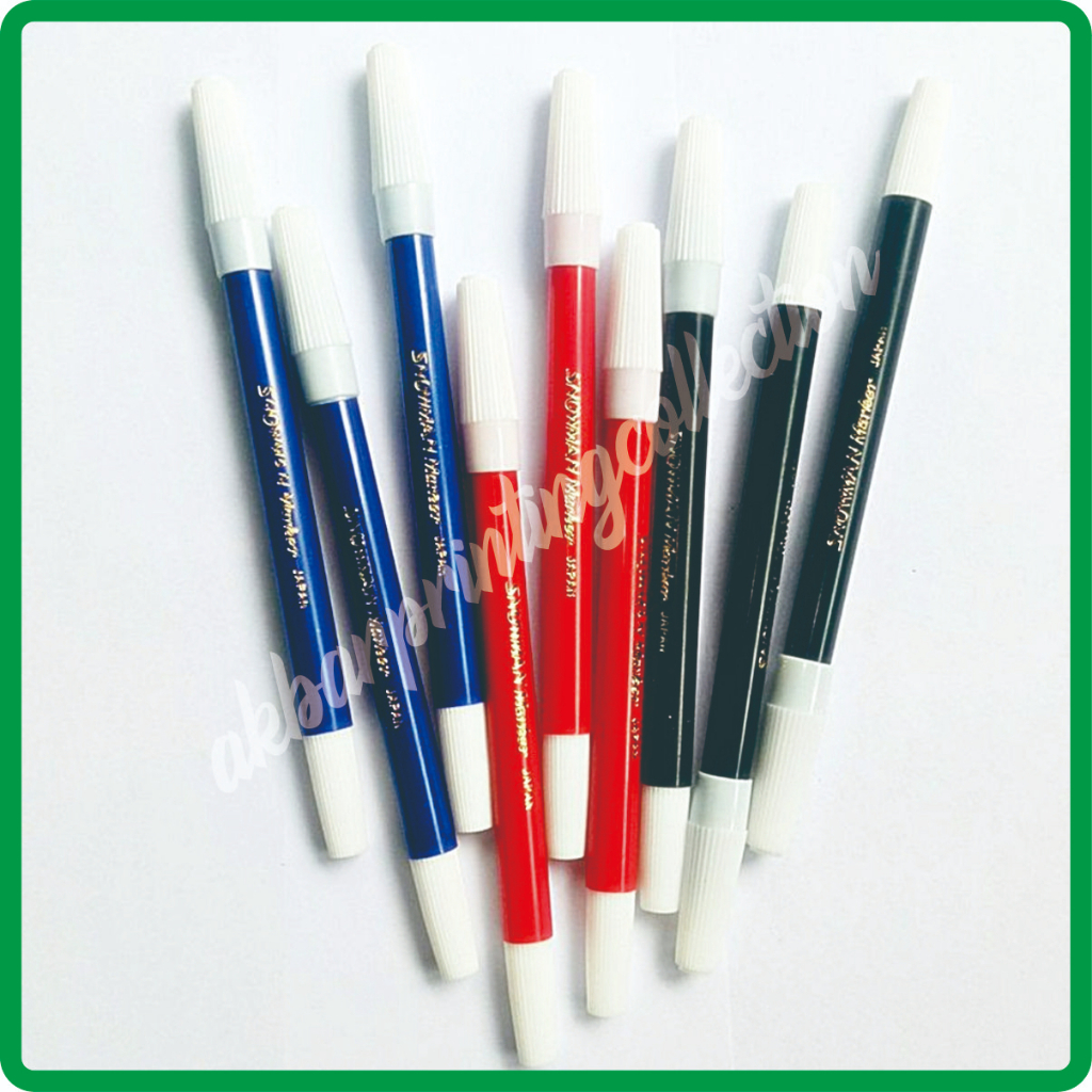 

Spidol Snowman Marker Kecil Murah Black Hitam Biru Merah Awet ATK Kantor Original Asli Penanda