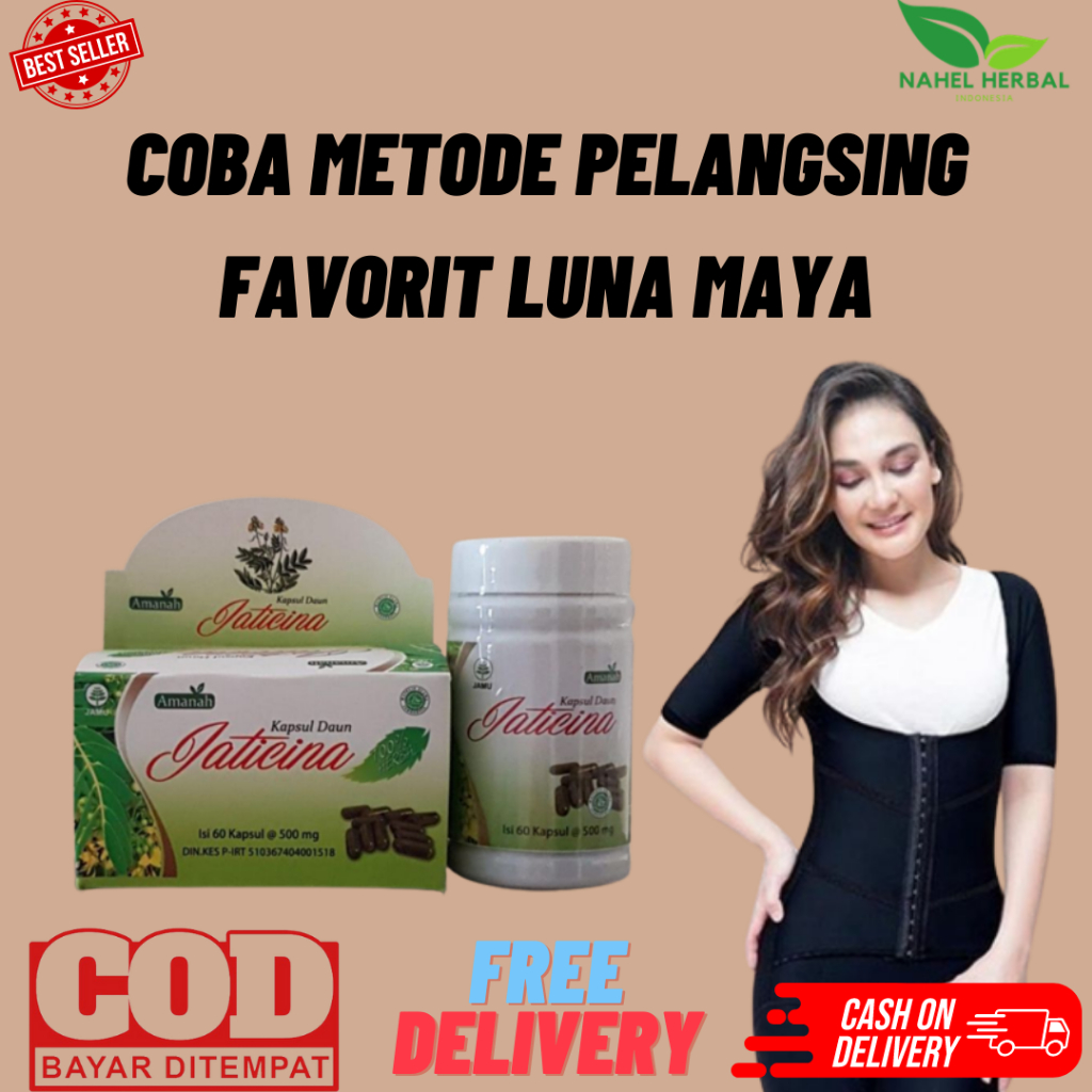 Mudah Dan Efektif Pelangsing Tubuh Daun Jati Cina Kapsul Amanah - Obat Diet Pengurus Ampuh Dalam 1 M