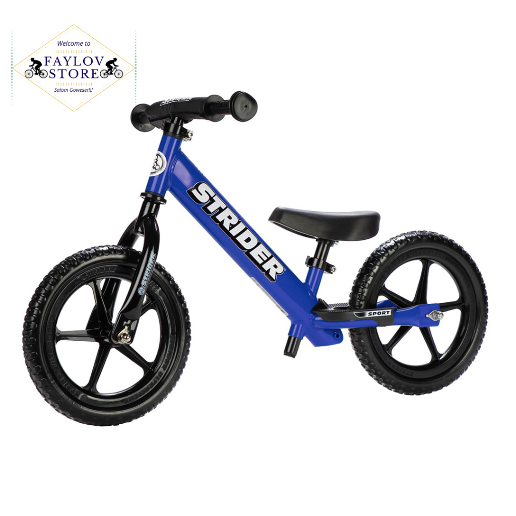 PUSH BIKE BALANCE BIKE STRIDER 12 SPORT BLUE