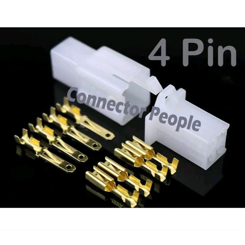 Socket Connector Kabel 2-3-4Pin Ukuran Kecil + Skun