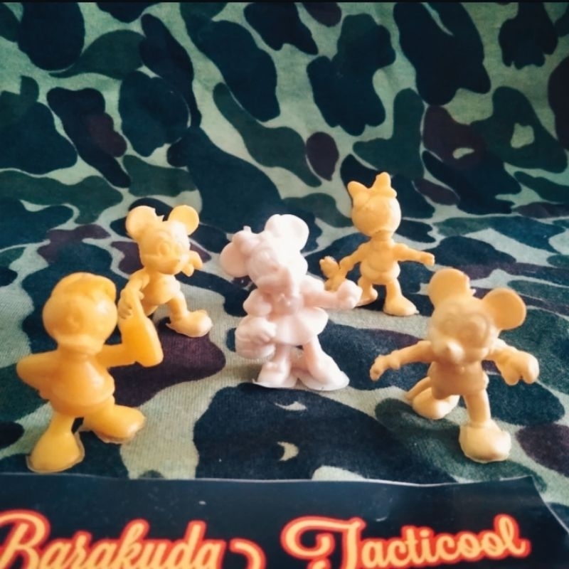 Figure Miki Micky Mouse Mini Figure Disney Jadul Diorama Mainan Jadul Donal Bebek Miki Tikus Figure 