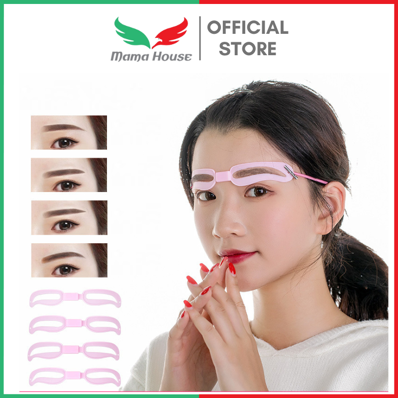 [MH] Eyebrow Tamplate Cetakan Alis Make Up 4 Model