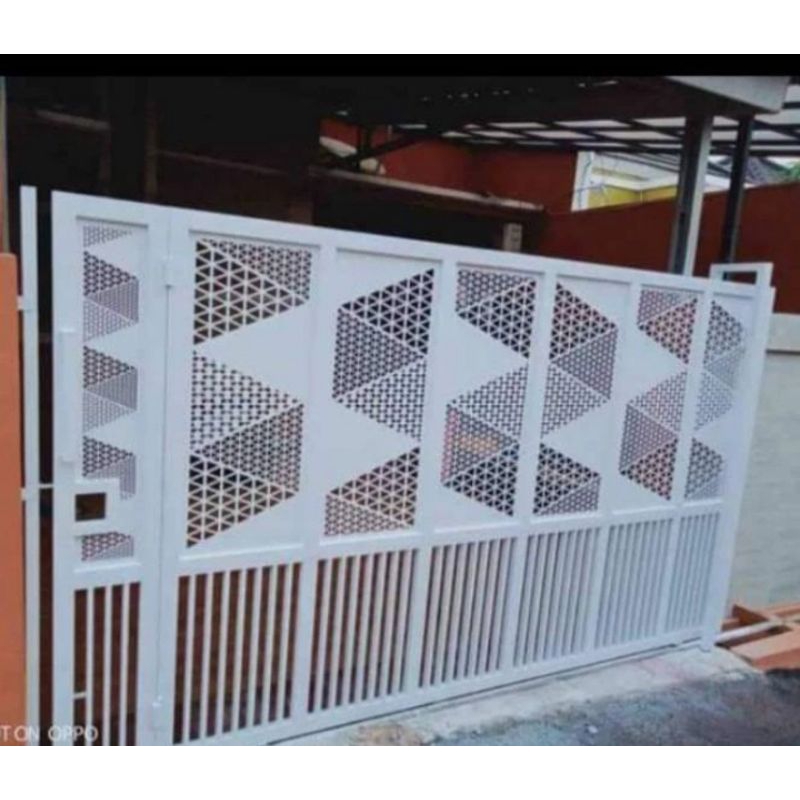 PAGAR - PINTU DORONG - CUTTING LASER MOTIF