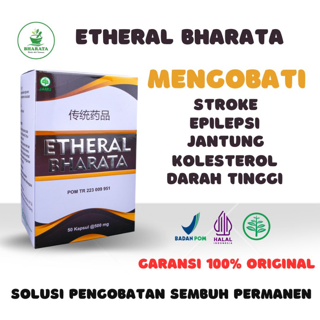 Etheral Bharata Obat Stroke - Obat Herbal Stroke Bharata Asli Original