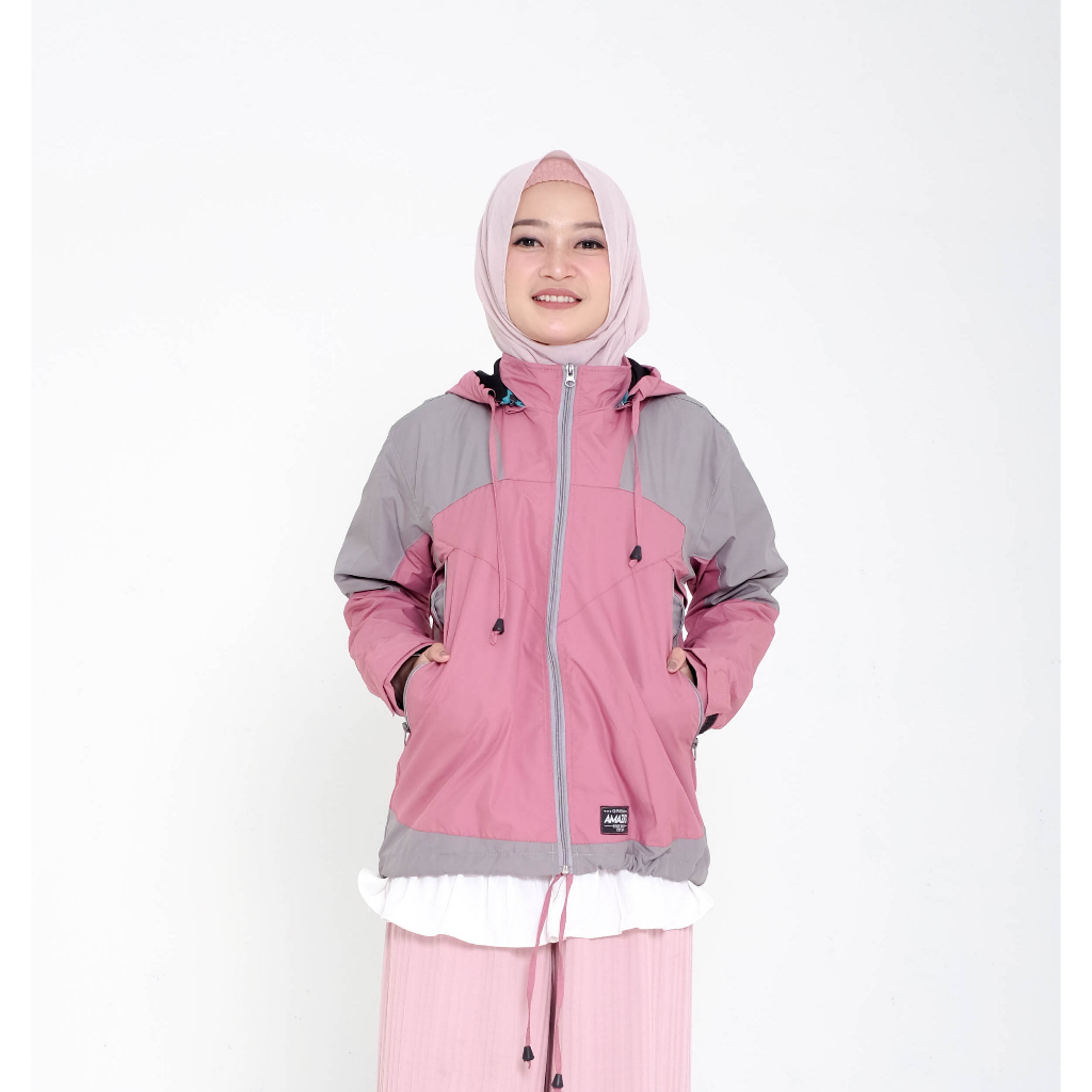 Justrue Jaket Gunung Wanita Waterproof Ping