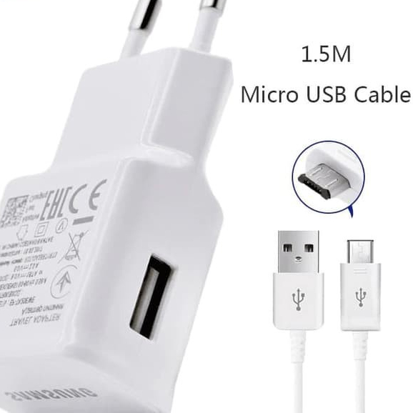 CASAN CHARGER S4 - S5 - S6 - S7 EDGE 1 OUPUT MICRO V8 USB 2.4A