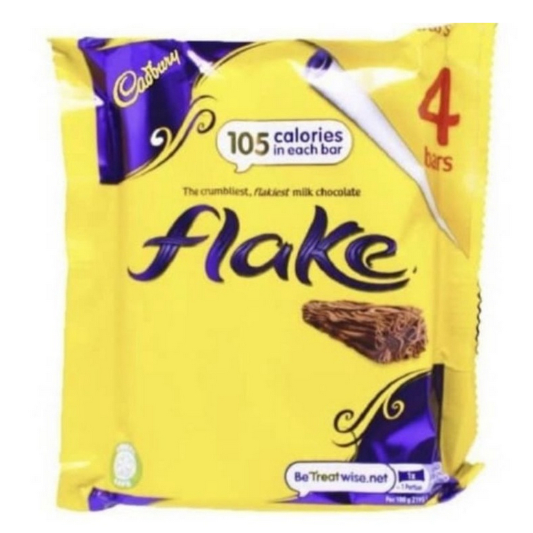 Cadbury Flake Chocolate Bar ( 4 Bar x 20 Gram )