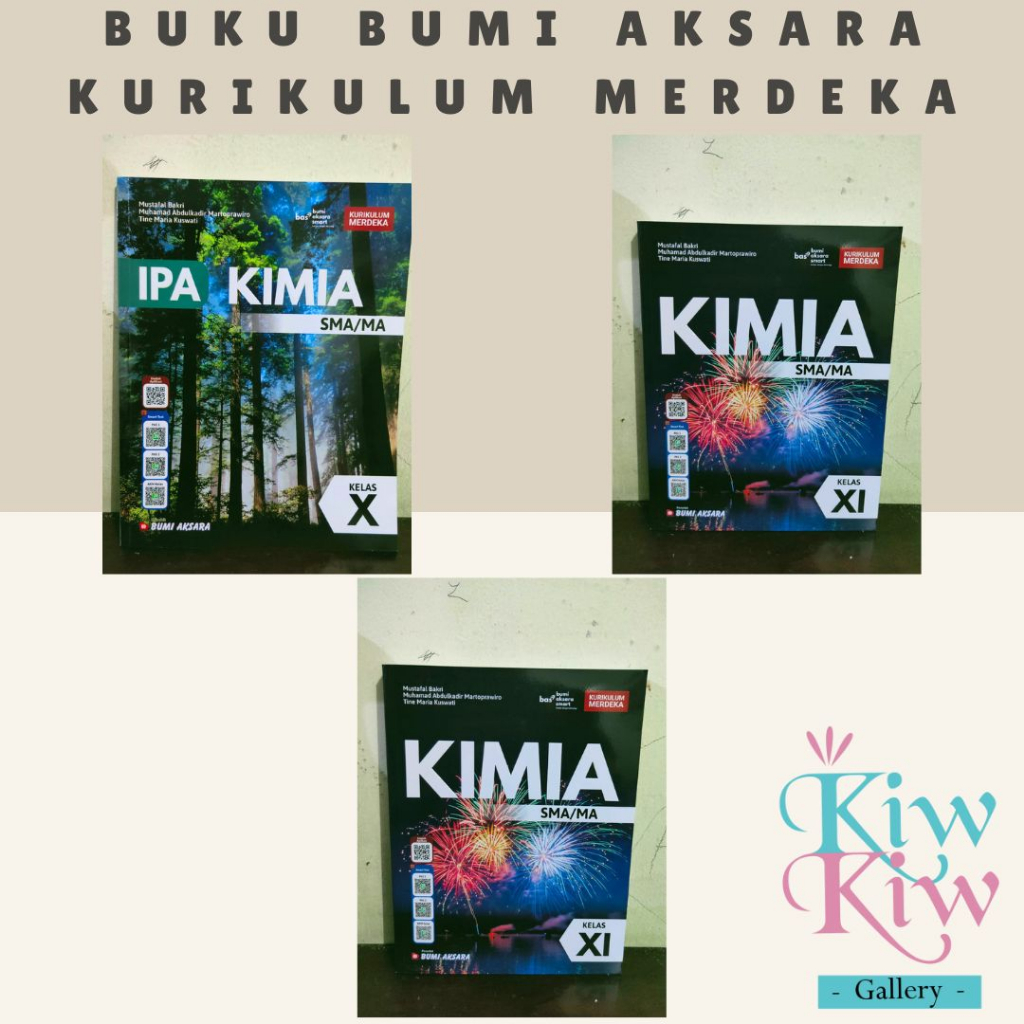 Buku IPA Kimia Kelas 10, 11, 12 SMA/MA Kurikulum Merdeka - Bumi Aksara