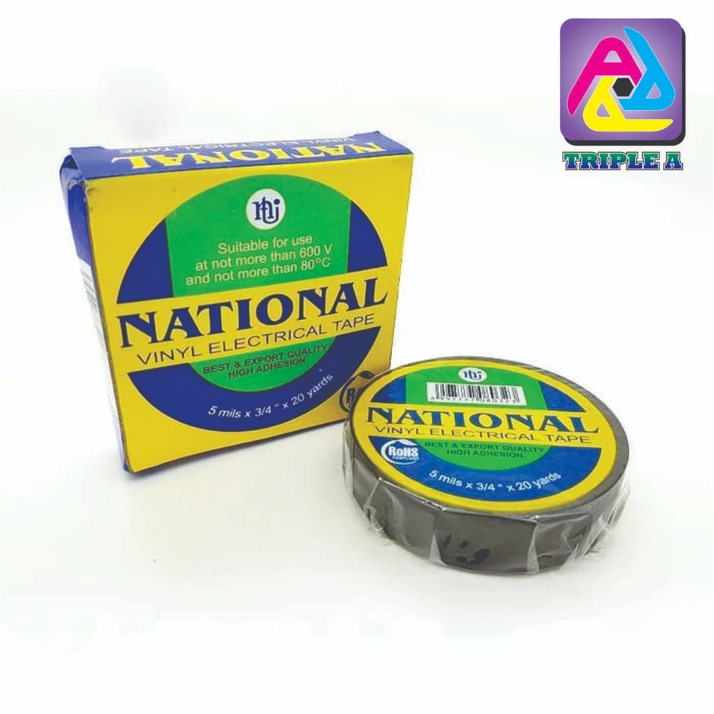 

National Isolasi Listrik Vinyl Hitam