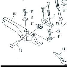 Baut 2.38 Mesin Jahit Brother B845 Pin / Per / Pin Cover