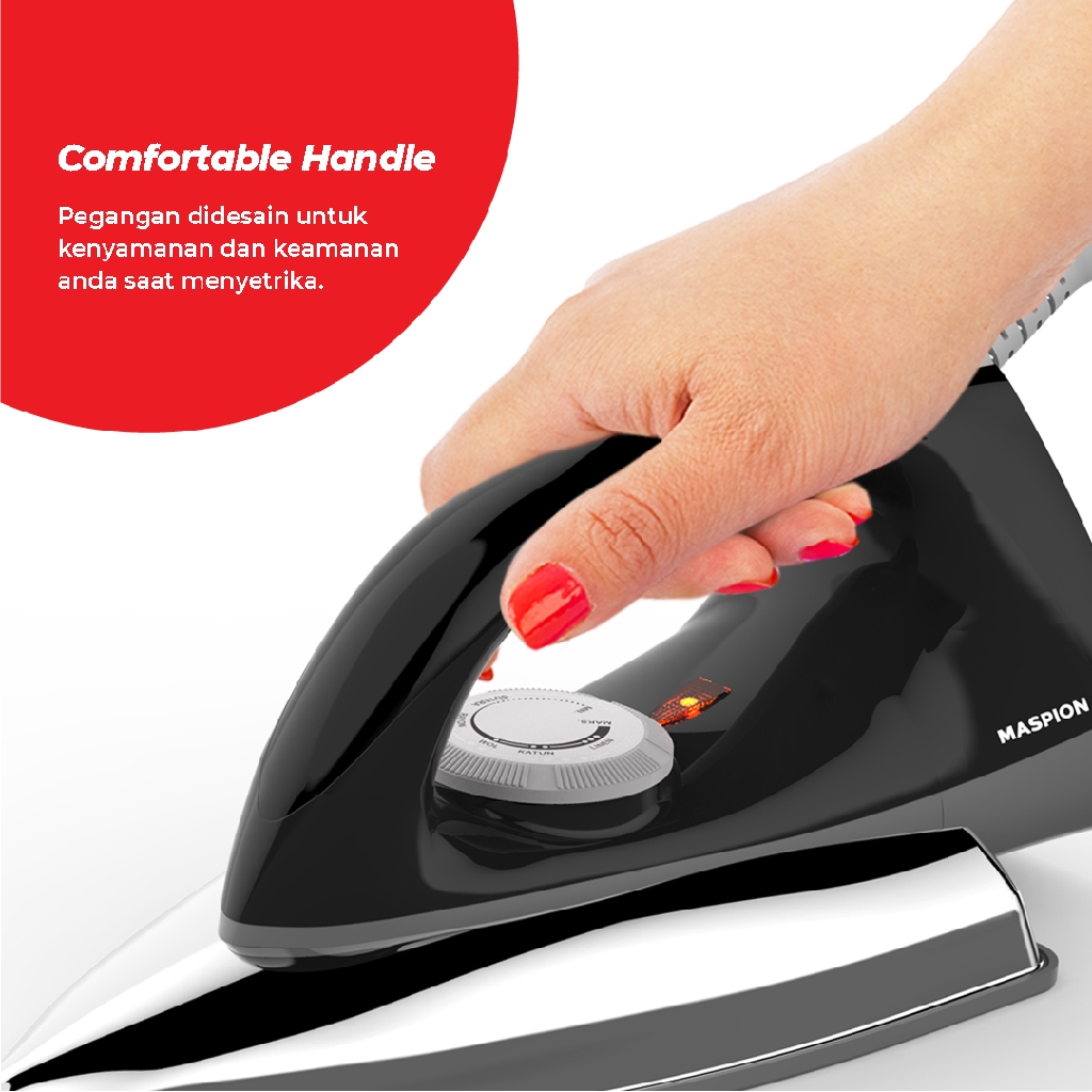 Setrika Maspion HA-380 HA 380 / HS380 Coating Ceramic Batik Series 350 Watt