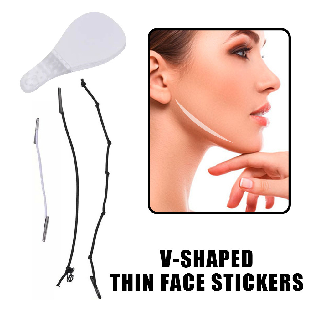 [isi 40pcs] Invisible Instant Face Lift Tape Penirus Wajah Anti Keriput Lifting - Label Penirus Pipi V Shape Tape Pengencang Lifting Slimming Face ORIGINAL