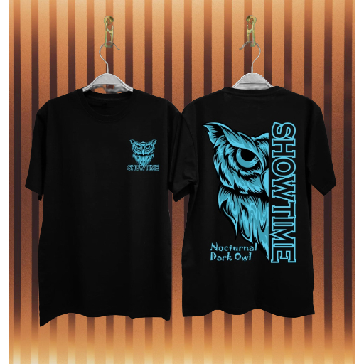 KAOS BURUNG HANTU - FASHION PRIA MASAKINI - ATASAN PRIA DEWASA - BAJU STYLE JEPANG - GALERY PAKAIAN 