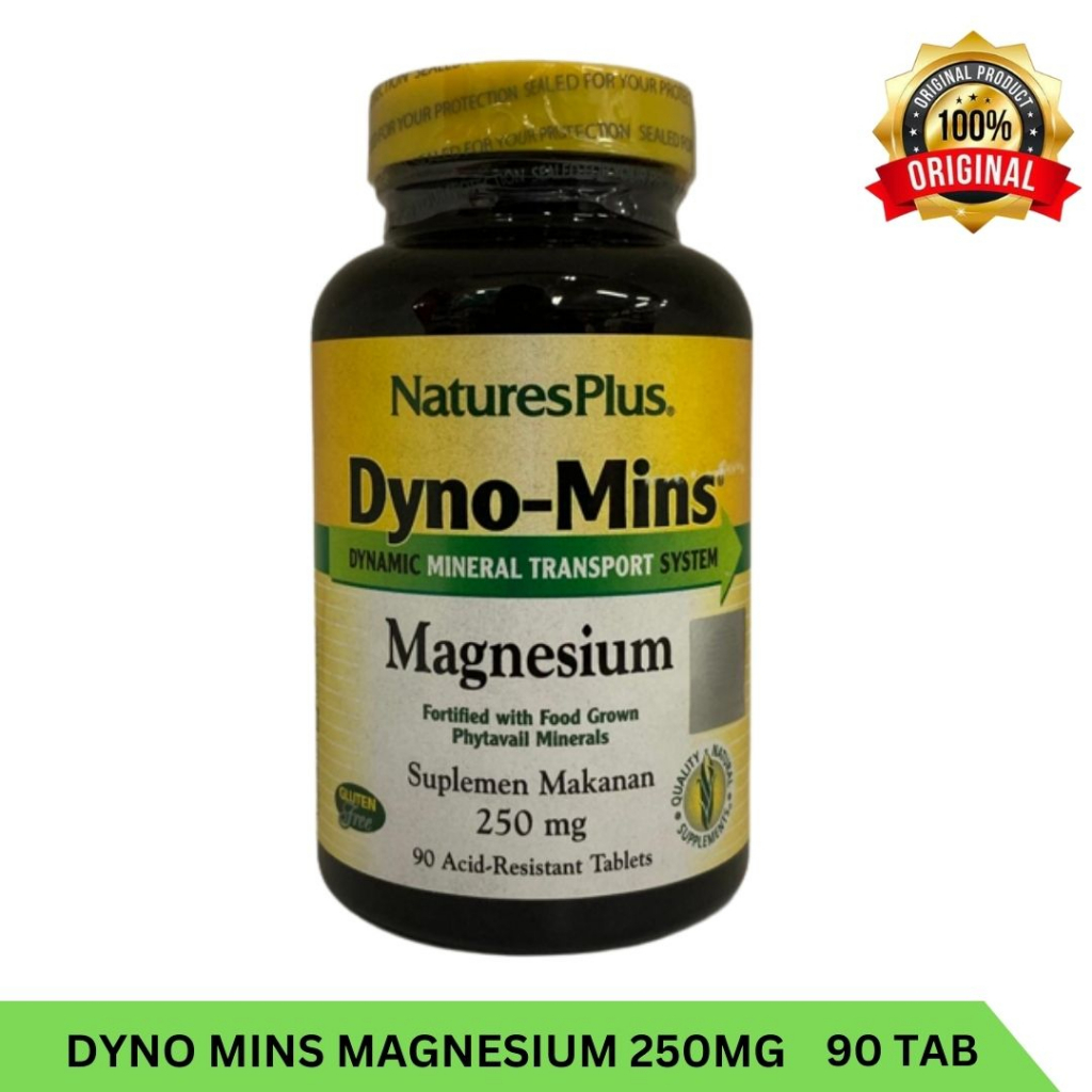 Natures nature nature's Plus Dyno Mins Magnesium 90 Tablet Suplementasi Magnesium