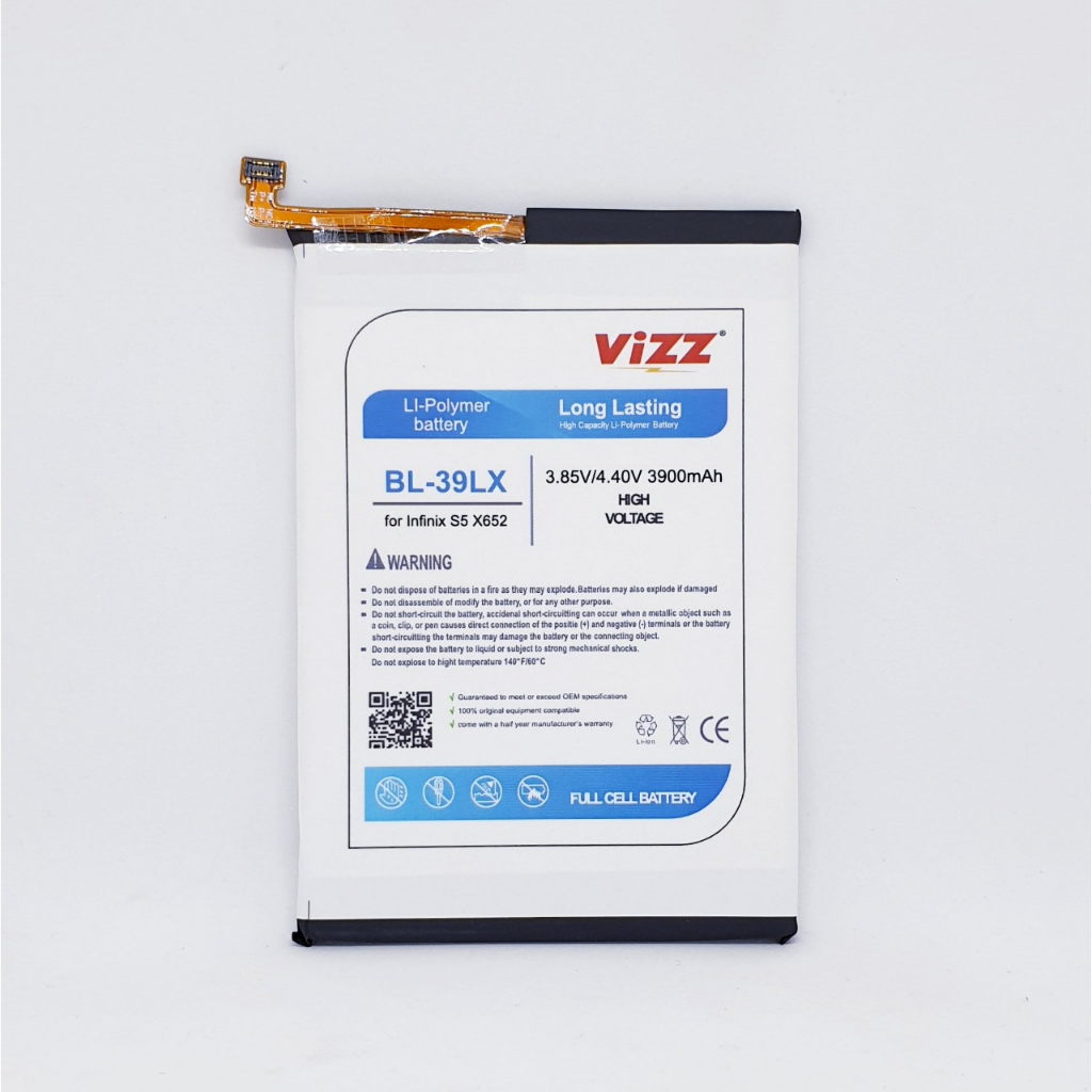 VIZZ Baterai Infinix BL-39LX Batre S5 X652 / S5 Lite X652B