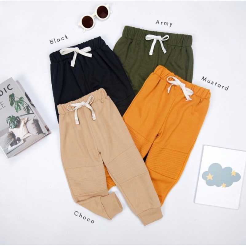 LITTLECAIM - BIKER PANTS | Celana anak unisex