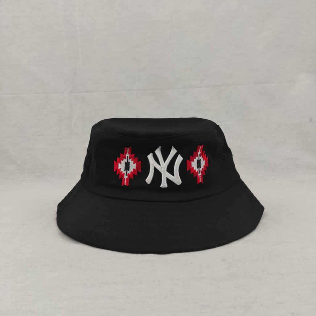 H-017 Topi Bucket NY mlb Black