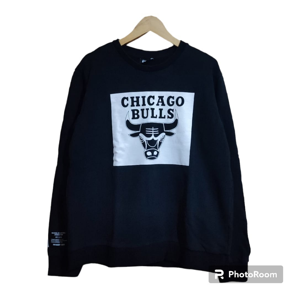 CREWNECK By NBA CHICAGO BULL BIG LOGO SECOND BLU32