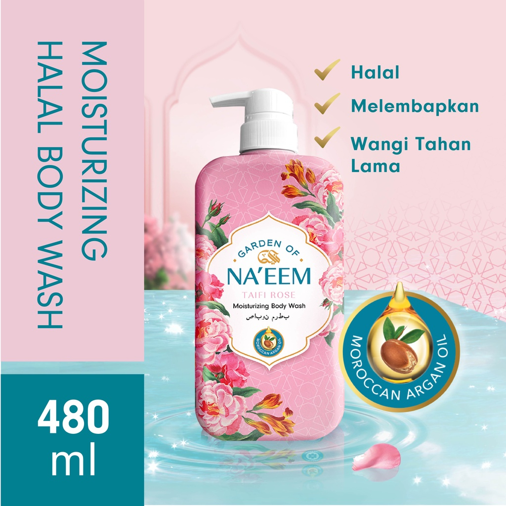 GARDEN OF NA'EEM Moisturizing Body Wash 480mL Pump