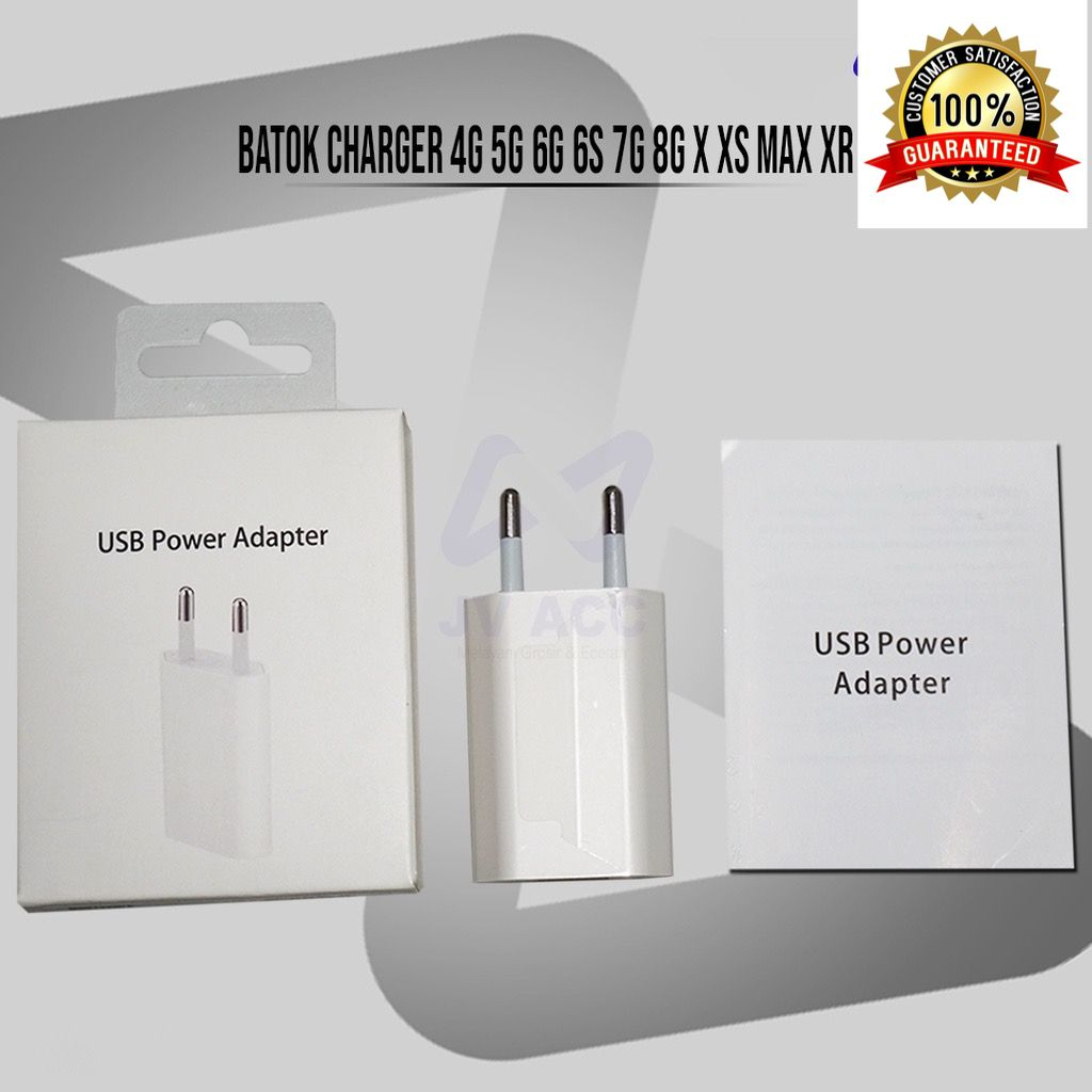 MINIGO Charger Adaptor Batok 5 5S 6 6S 6Plus 7 7S 8 X Grade A 5W