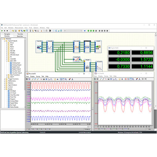 Software Datalog DASYLab 11 Full Lisensi Lifetime Program Data Acquisition System Laboratory