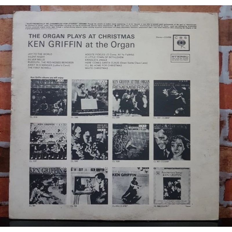 Vinyl Piringan Hitam 12 inch Ken Griffin-Christmas