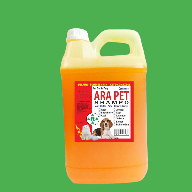 Shampoo sulfur 5 liter sampo kucing &amp; anjing