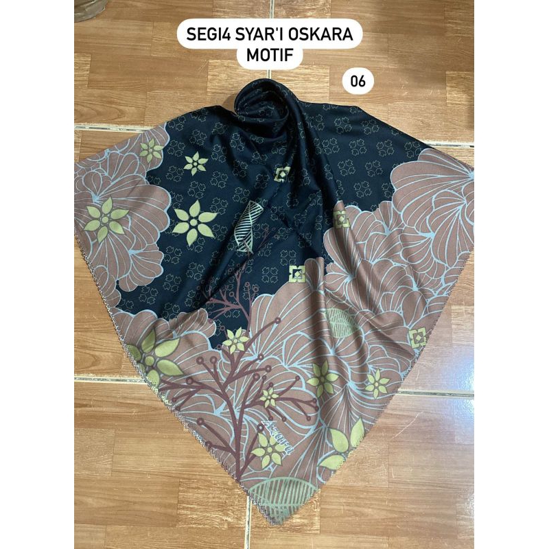 segi empat azara syar'i motif uk 130x130