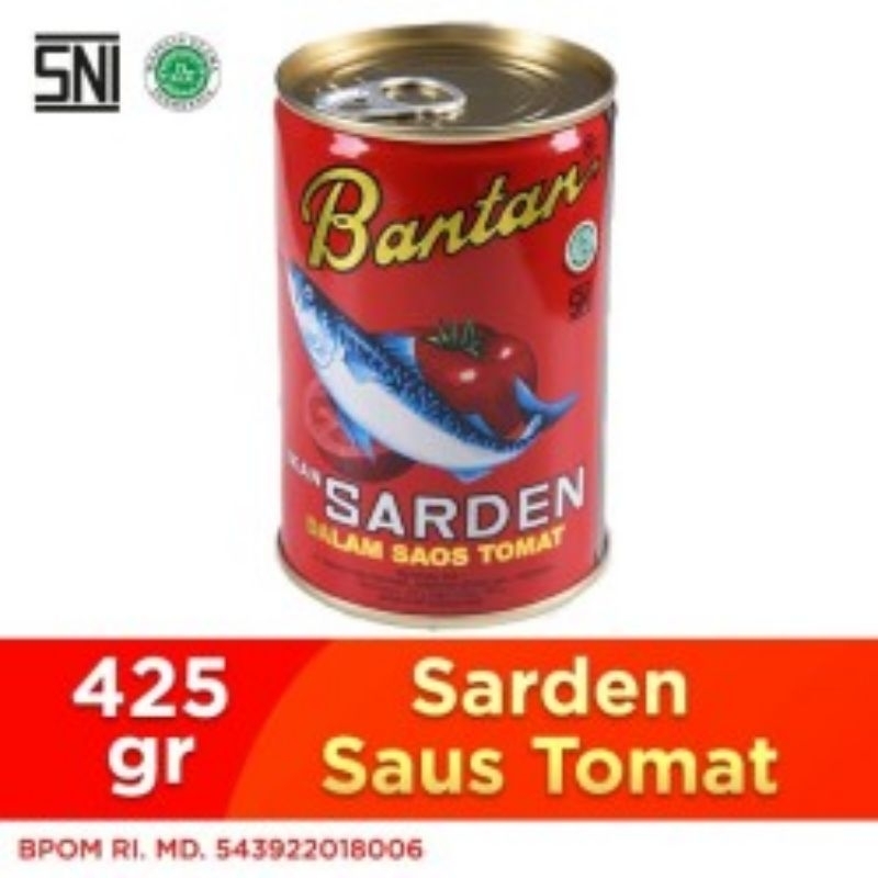 

Bantan Ikan Sarden Kaleng Saos Tomat 425gram (XI)