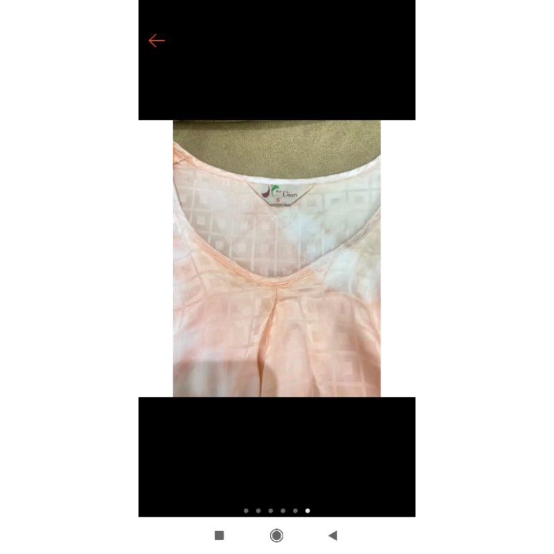 tunik dian pelangi preloved