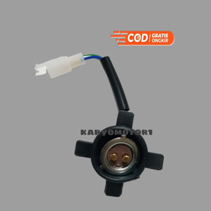 fetting lampu Honda beat Vario grand Supra x soket lampu utama all motor