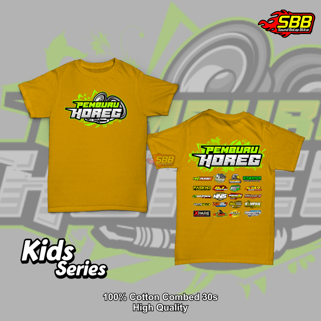Kaos Anak Pemburu Horeg New Katun Combed Soundbalapblitar