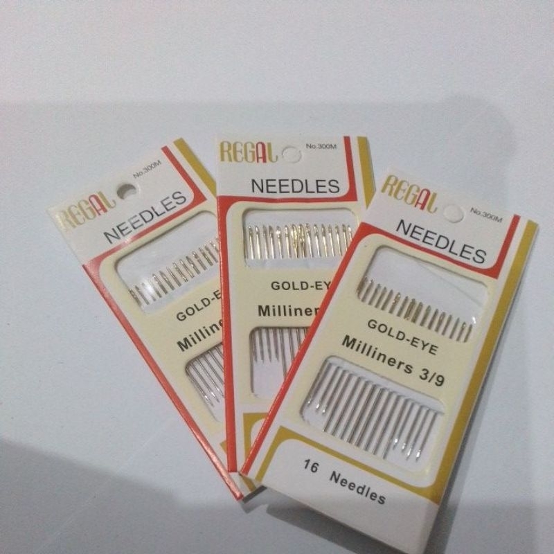 jarum emas (isi 16 jarum)