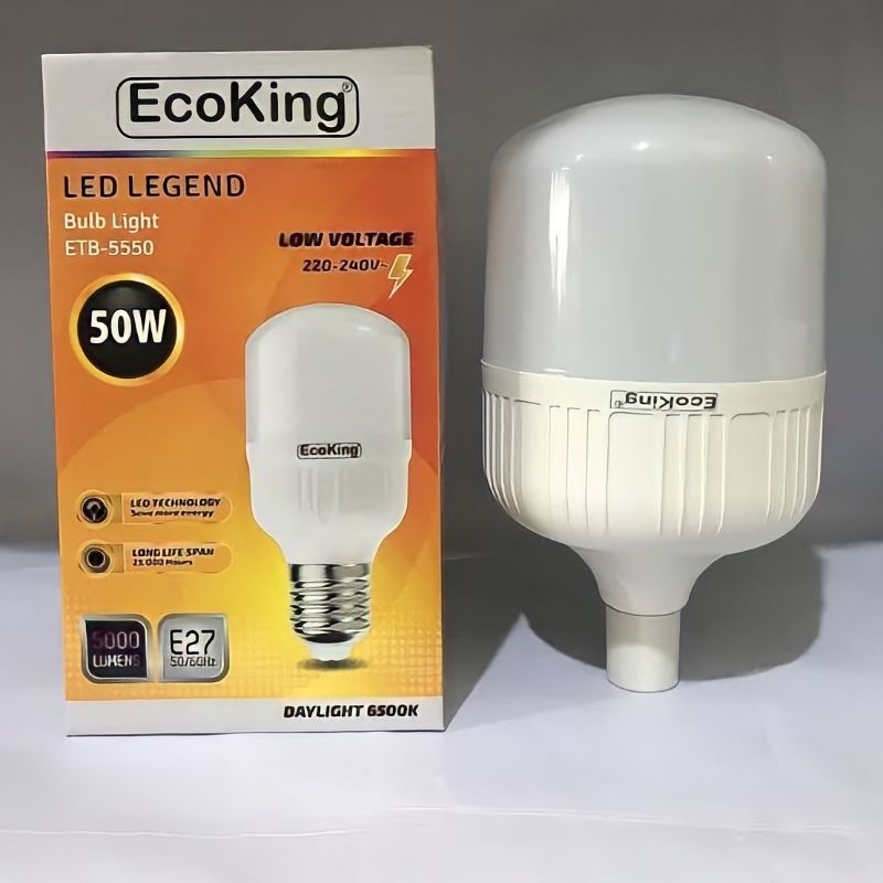 Lampu LED/Buld/Jumbo/ Ecoking Legend  50 watt Cahaya Putih