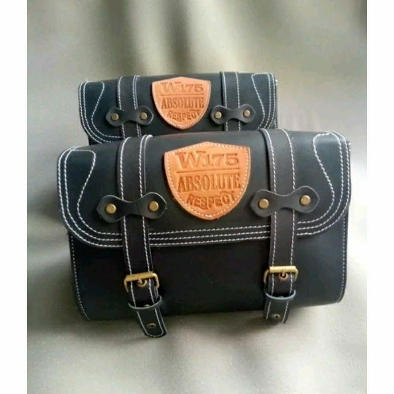 Tas backrak motor W175.Side bag buat motor W175