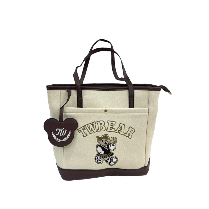 TOTEBAG IMPORT BEAR - Sera TeenieWeenie Tote Bag TW Bear Class Commuting One Shoulder Portable Kapas