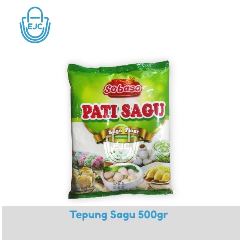 

Tepung Sagu Pati Sagu Sago Flour Sobaso 500gr