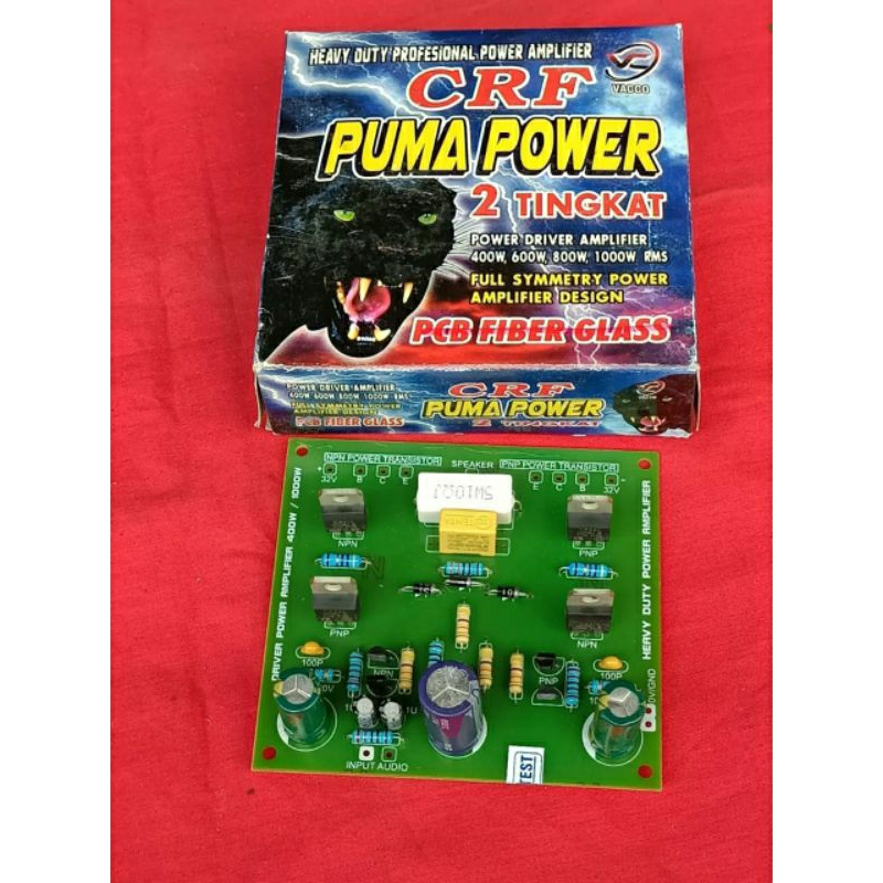 Kit Driver CRF PUMA Power 2Tingkat FIBER Mono VACCO