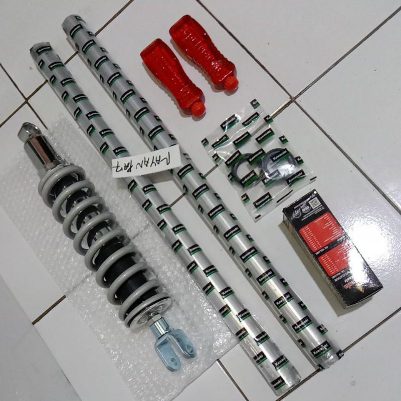 Sok depan + belakang KLX150 KLX 150 BF oli+sil+sok