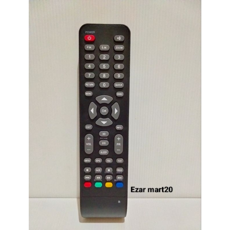 REMOTE TV LCD/LED COOCAA 3D